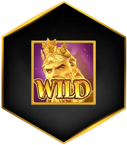 สัญลักษณ์ Wild จะเป็นรูปถ้วยทองคำ สามารถใช้แทนที่สัญลักษณ์ทั่วไปได้ทุกแบบ
