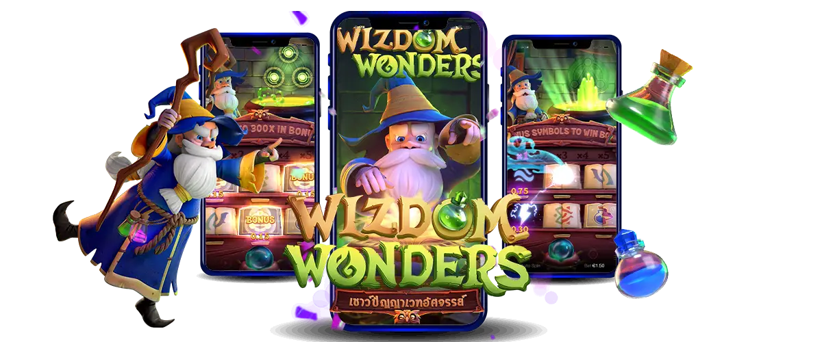 รูปแบบเกมสล็อต Wizdom Wonders